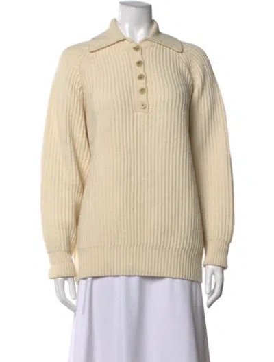 Pre-owned Mara Hoffman Wool Sweater In Neutrals