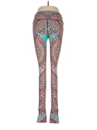 Pre-owned Mara Hoffman Yoga Pants In Teal
