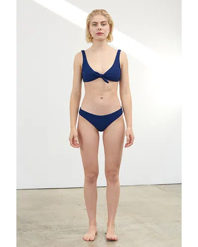 Mara Hoffman Zoa Bikini Bottom In Blue