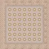 Maraethra Women's Mandala Farm Silk Square Scarf In Yellow