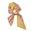 Maraethra Women's Mandala Heart Wide Silk Tie Scarf