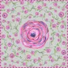 Maraethra Women's Rosa Cotton Sqaure Scarf In Green