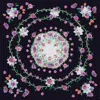 Maraethra Women's Rose Pop Mandala Silk Square Scarf
