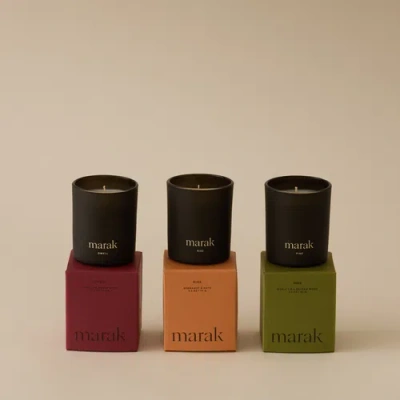 Marak Holiday Votive Set In Transparent