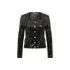 Maraliana Black Otto Sequin Jacket In Black