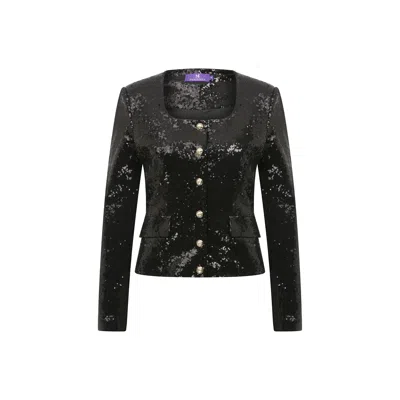 Maraliana Black Otto Sequin Jacket
