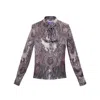 Maraliana Women's Amelia Paisley Print Silk Shirt In Pink