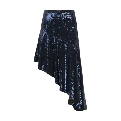Maraliana Women's Blue Zahara Sequin Flare Skirt Navy