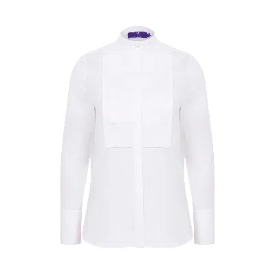 Maraliana Women's Mara Stand Collar Shirt-white