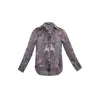 MARALIANA WOMEN'S NOOR PAISLEY PRINT SILK SHIRT