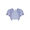 Maraliana Women's Pink / Purple Lily Silk Satin Top Purple In Pink/purple