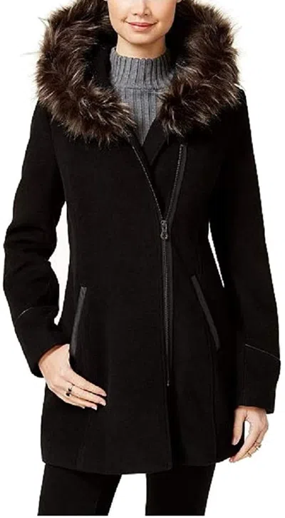 Maralyn & Me Womens Winter Cold Weather Parka Coat Black M