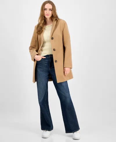 MARALYN & ME JUNIORS' SINGLE-BREASTED WALKER COAT