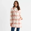 Maralyn & Me Womens Juniors Midweight Puffer Peacoat In Pink