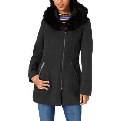 Maralyn & Me Womens Winter Cold Weather Parka Coat In Black