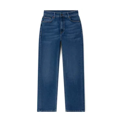 Marame Blue Straight Leg Jeans - Deep Navy Wash Denim