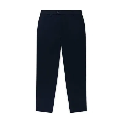 Marame Men's Blue Classic Tapered Chinos - Navy In Multi