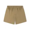 Marame Men's Linen Blend Shorts - Barley Green In Animal Print