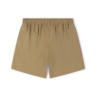 Marame Men's Linen Blend Shorts - Barley Green In Animal Print