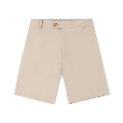 Marame Men's Neutrals Classic Chino Shorts - Almond Taupe