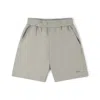 Marame Men's Portuguese Cotton Fleece Lounge Shorts - Wolf Grey In Gray