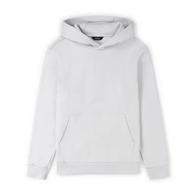 Marame Mens Portuguese Cotton Fleece Hoodie - Ash White