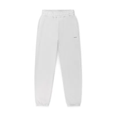 Marame Mens Portuguese Cotton Fleece Joggers - Ash White