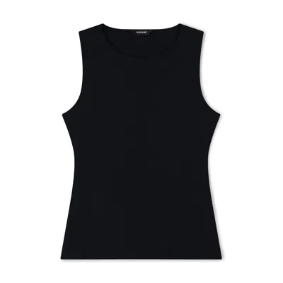 Marame Women's Double Layer Fitted Vest - Black