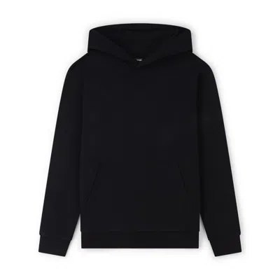 Marame Womens Portuguese Cotton Fleece Hoodie - Black