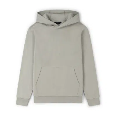 Marame Womens Portuguese Cotton Fleece Hoodie - Wolf Grey In Gray