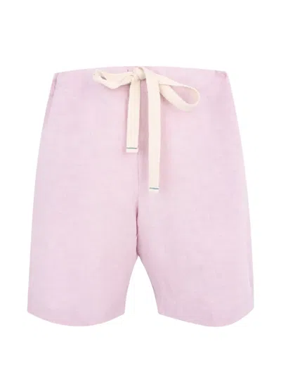 Marane Drawstring-fastening Bermuda Shorts In Pink