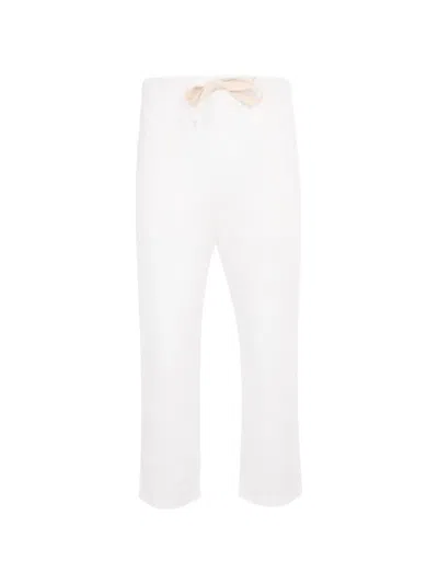 Marane Drawstring-fastening Trousers In White