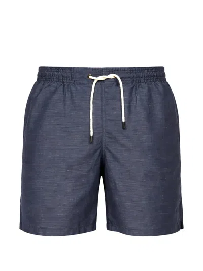 Marane Drawstring-waist Swim Shorts In Blue