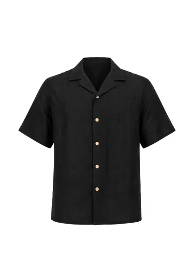 Marane El Gringo Short-sleeve Shirt In Black