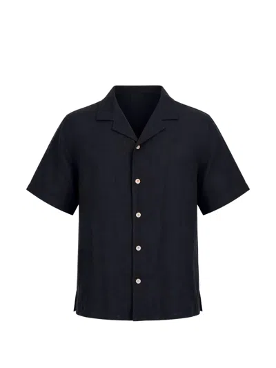Marane El Gringo Short-sleeve Shirt In Blue