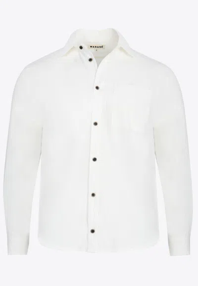 Marane El Marko Long-sleeved Shirt In White
