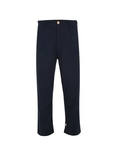 Marane El Tony Pleated-front Trousers In Blue