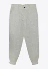 Marane Gaucho Linen Pants In Khaki