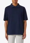 Marane La Saga Short-sleeved Polo T-shirt In Blue