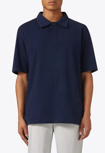 Marane La Saga Short-sleeved Polo T-shirt In Blue