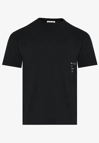 Marane Rocha Printed T-shirt In Black
