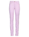 Marani G. Woman Pants Lilac Size 12 Cotton, Polyamide, Elastane In Purple
