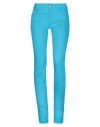 Marani Jeans Woman Pants Azure Size 4 Cotton, Polyamide, Elastane In Blue