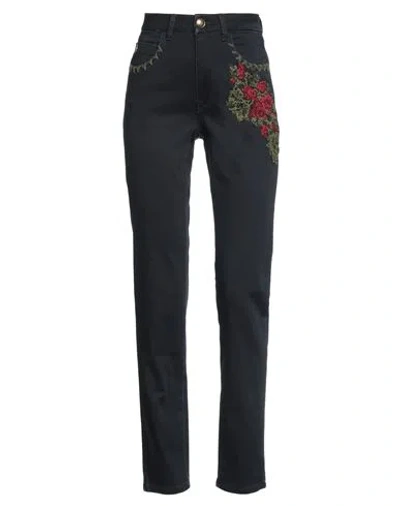 Marani Jeans Woman Pants Blue Size 4 Cotton, Elastane