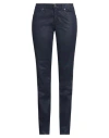 Marani Jeans Woman Pants Dark Purple Size 10 Cotton, Elastane In Purple