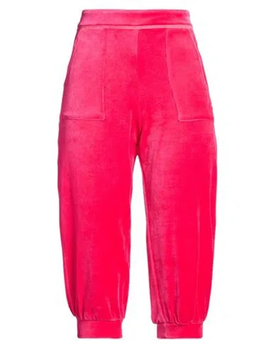 Marani Jeans Woman Pants Magenta Size 4 Cotton, Polyester In Pink