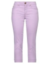 Marani Jeans Woman Pants Mauve Size 8 Cotton, Polyamide, Elastane In Purple