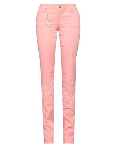 Marani Jeans Woman Pants Pink Size 10 Cotton, Elastane
