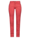 Marani Jeans Woman Pants Red Size 4 Cotton, Polyamide, Elastane