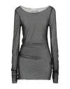 Marani Jeans Woman Top Black Size 10 Polyamide, Elastane